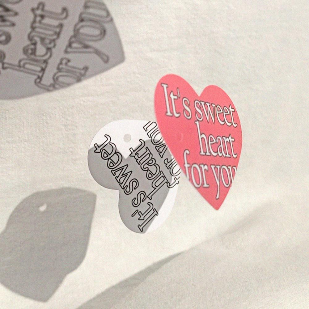 TT03 스윗 하트 태그 행택 50매