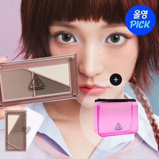 [NEW/파우치증정] 3CE 레이어 잇 올 컨투어 팔레트
