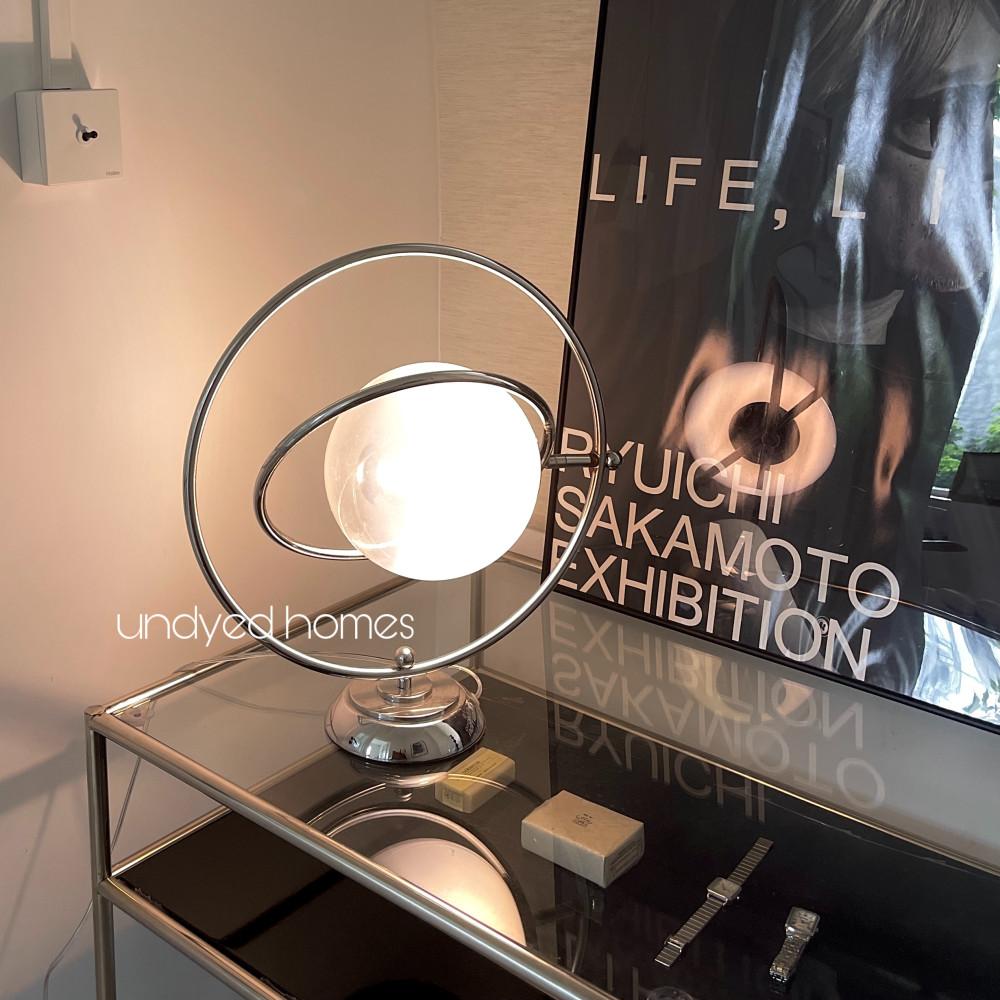 planet vintage lamp 실버 회전 빈티지 테이블 램프 단스탠드 조명