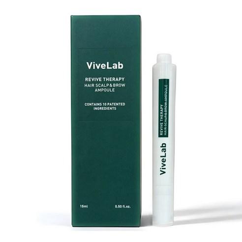 바이브랩 리바이브 테라피 헤어 스칼프 앤 브로우 앰플 15ml 두피 앰플, 15ml, 1개