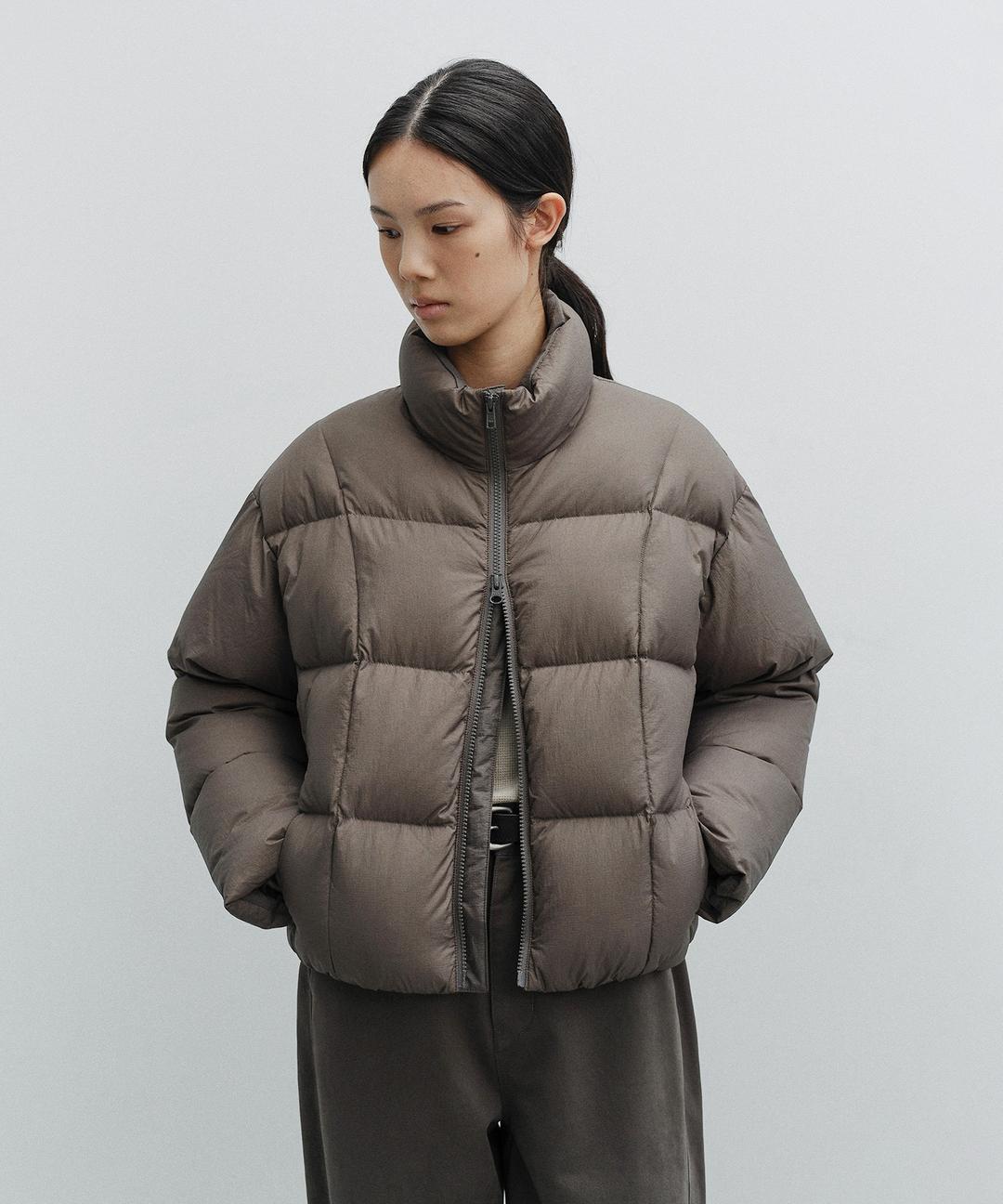 w.Cloudy Balloon Down Puffer Jacket (Basalt)
