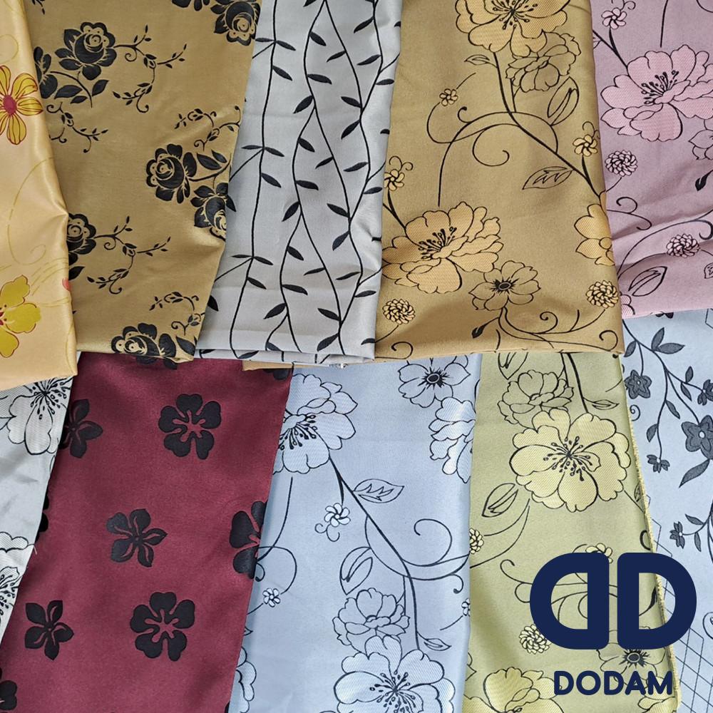 자가드 원단 암막 꽃무늬 원단