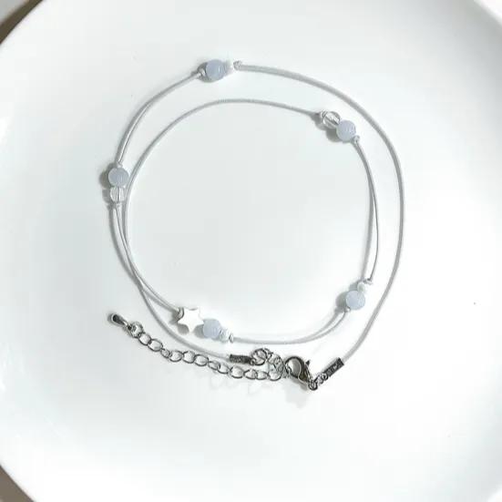 ⋆⁺₊바다룩 채운옥 blue 자개별 모리 목걸이 sea necklace ⋆⁺₊⋆