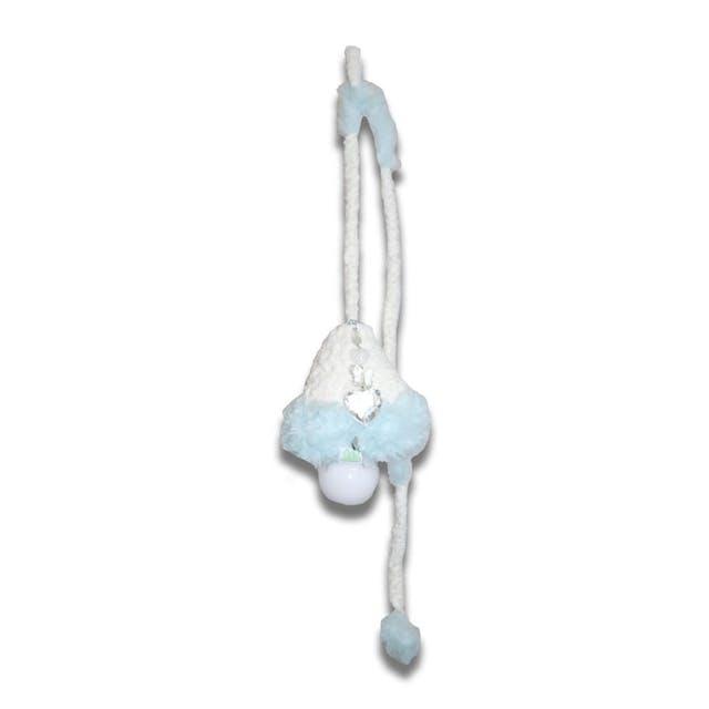 fluffy icy blue cozy light