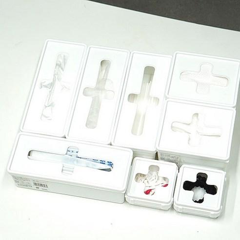 [메이앤홈] 화이트 비닐봉지정리함, 중(정사각), 1개 - 건조대/진열대/정리대 | 쿠팡