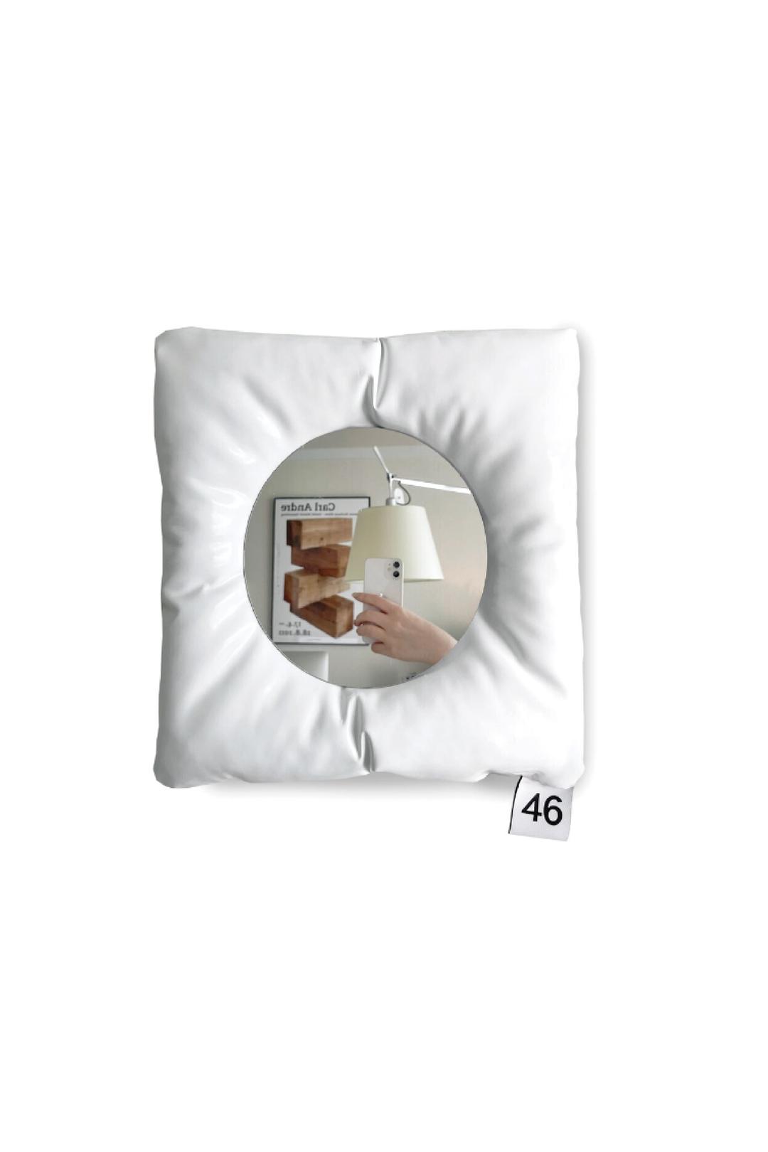 cushion mirror(white)