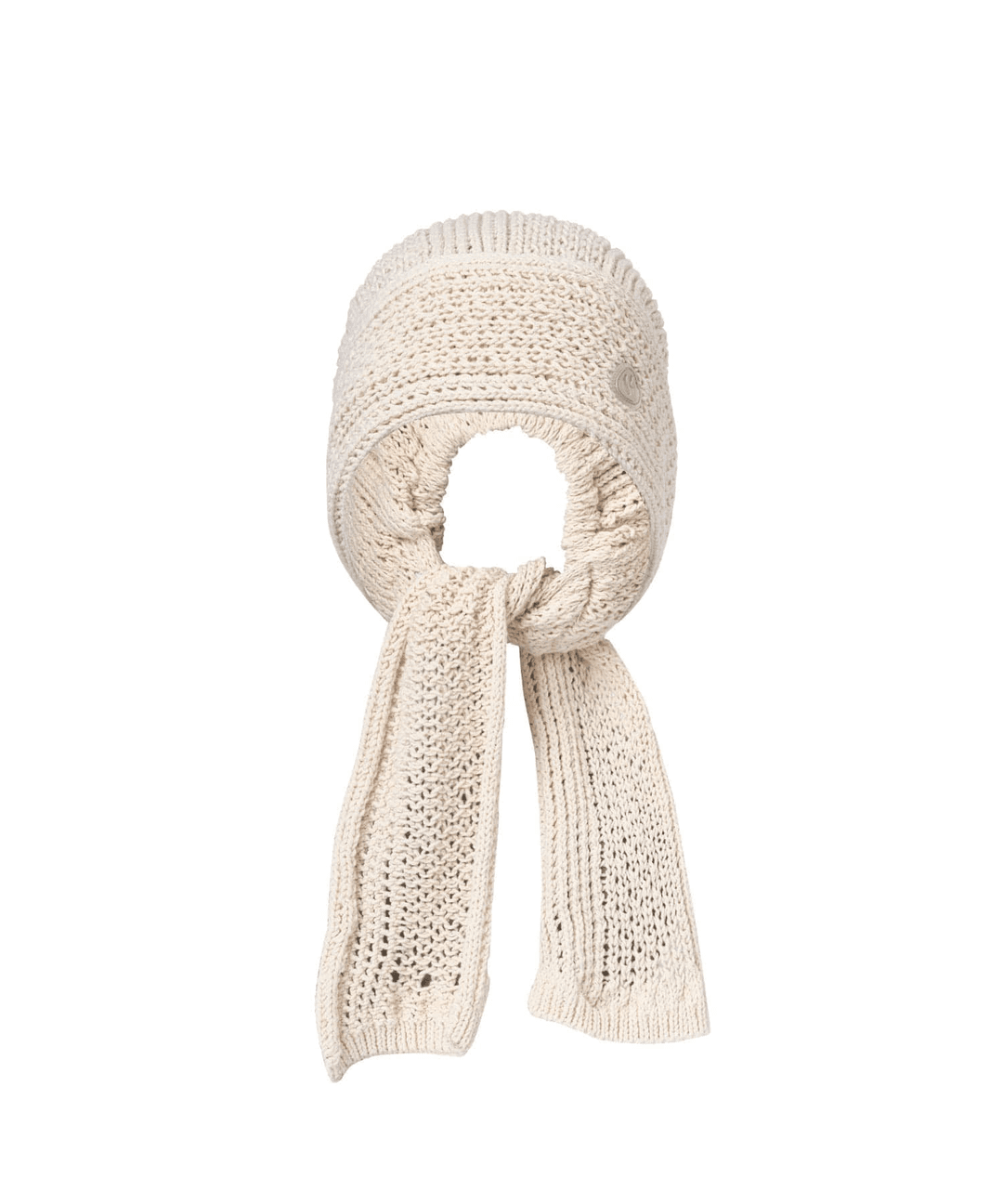 SCARF HAT BEIGE