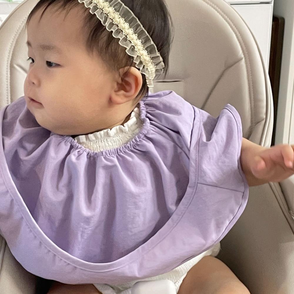 [쉐리네뜨] 아기 이유식 턱받이 유아 롤링 돌려쓰는 방수빕