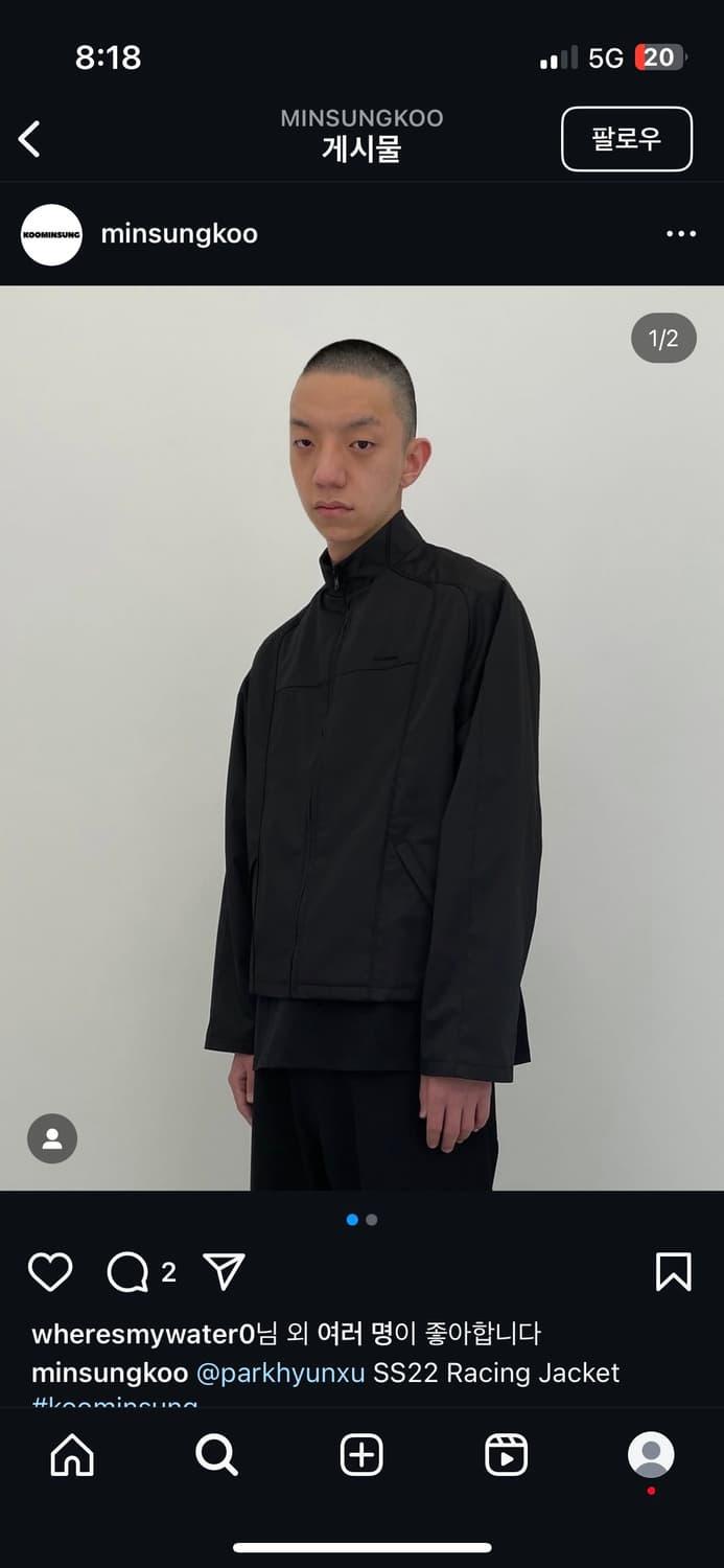 구민성 레이싱 자켓 라지 | 후루츠패밀리