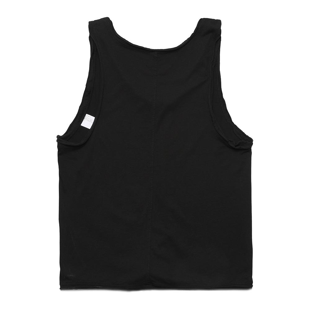 double rib mini dress (black)