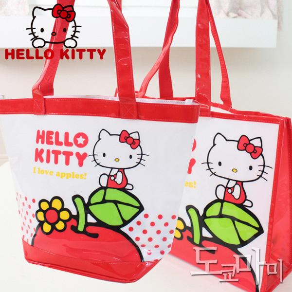 (일본) 헬로키티 비치백(사과 2type)