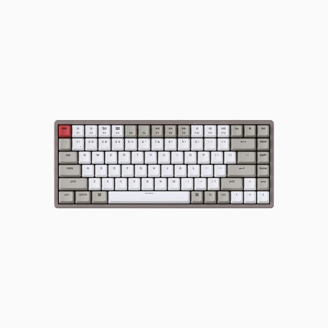 키크론 K2 Retro 레트로 알루미늄 핫스왑 적축 무선 기계식 키보드 애플 맥 아이패드 블루투스 무소음