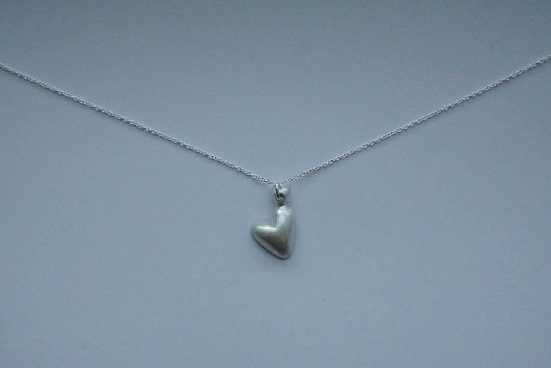 two heart necklace