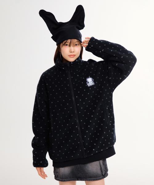 [가나디] 천사와 악마 덤블 플리스(BLACK)_SPFZF4VU02