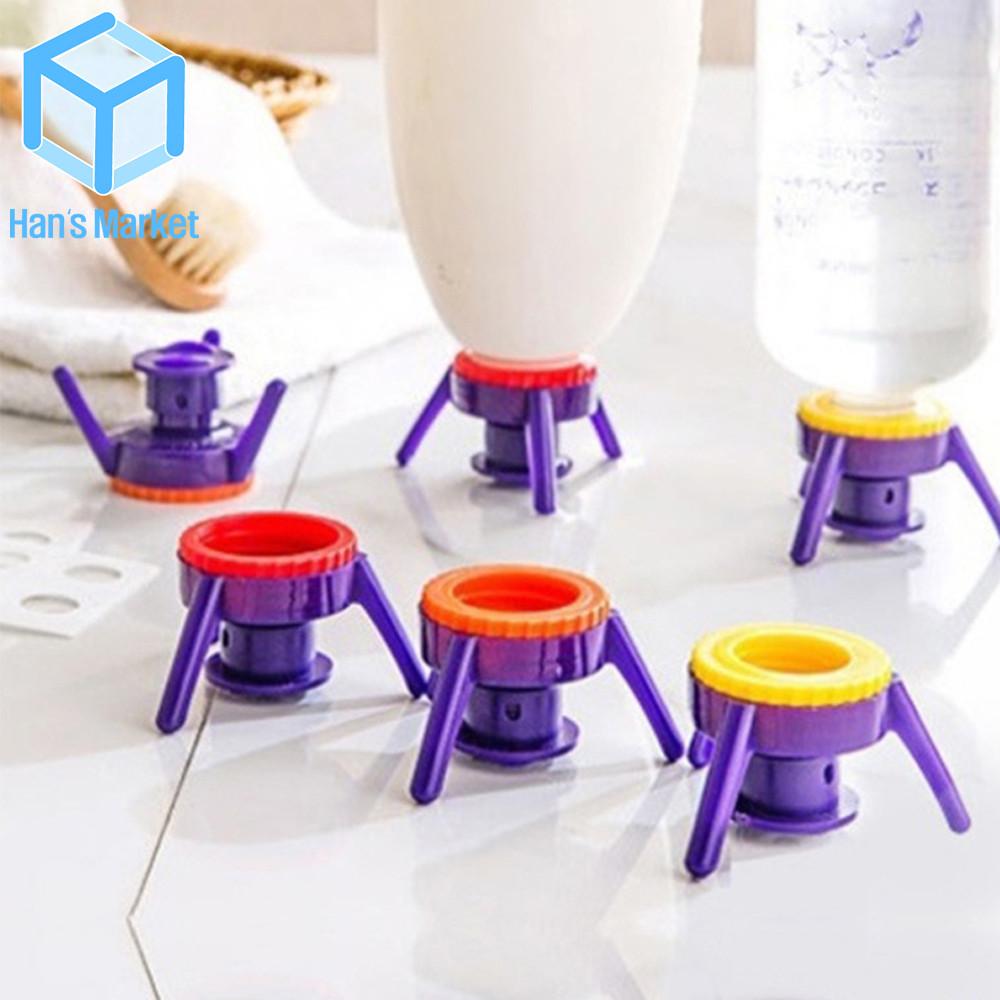 다용도 거꾸로 절약캡 샴푸 소스통 뚜껑 1세트 6p