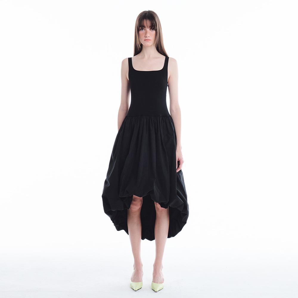 MAXI PUMPKIN DRESS (BLACK)