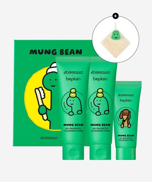 [조구만에디션]녹두 약산성 클렌징폼 200ml 세트(증정:핸드타올)