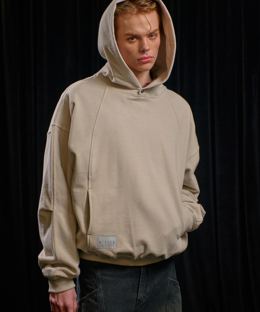 Radiant Youth Hoodie-Sand Beige