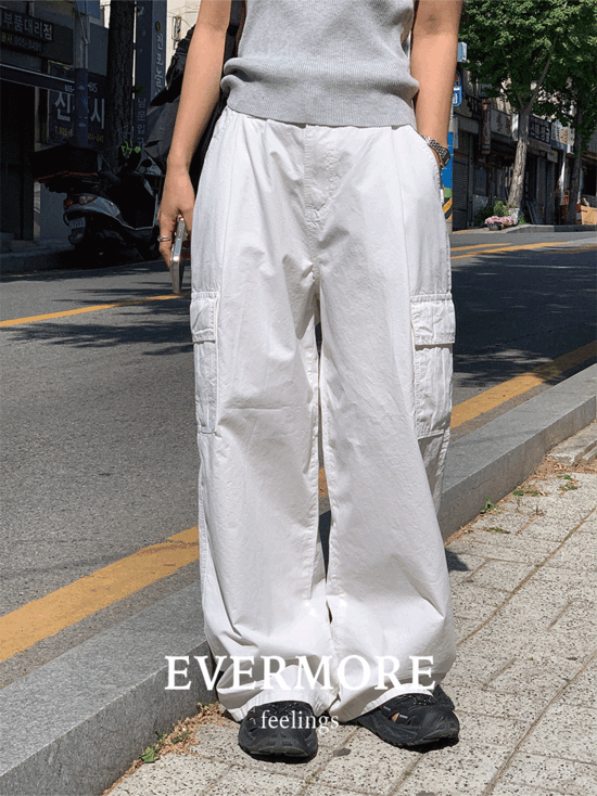 필링스 [당일출고] [3차/evermore] 모멘 핀턱 카고 팬츠(3color)
