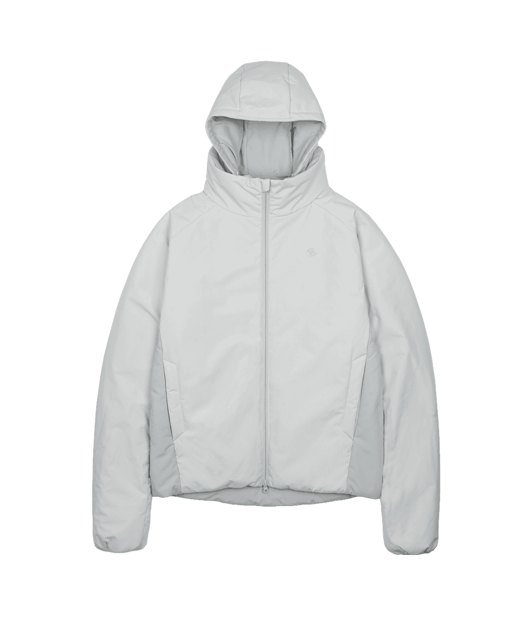 REVERSIBLE PUFFER JACKET [LIGHT GREY]