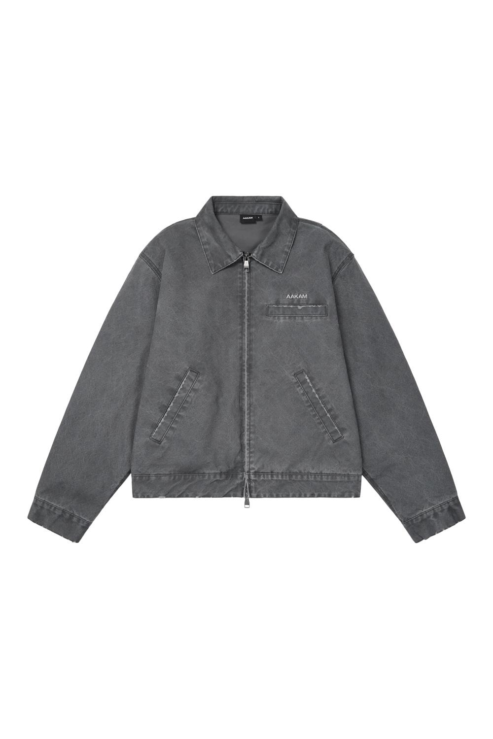 Walt Damaged Cotton Jacket (Black)