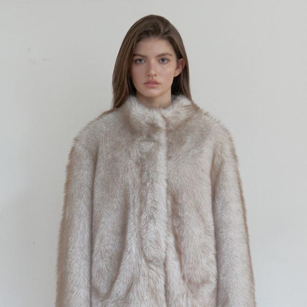 MIST TONE FUR JACKET (IVORY) (12월 12일 예약배송)