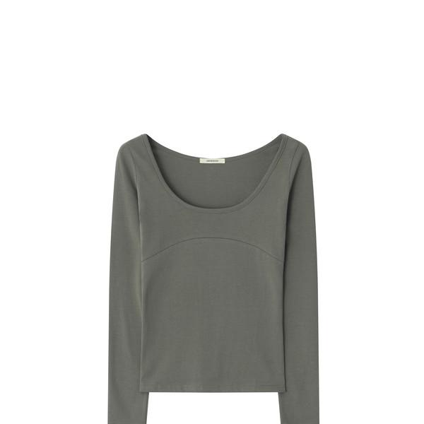 Line Long Sleeve - khaki