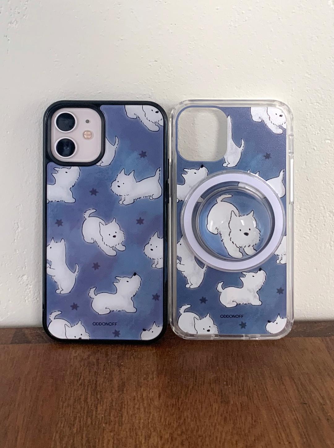 White terrier Phone case