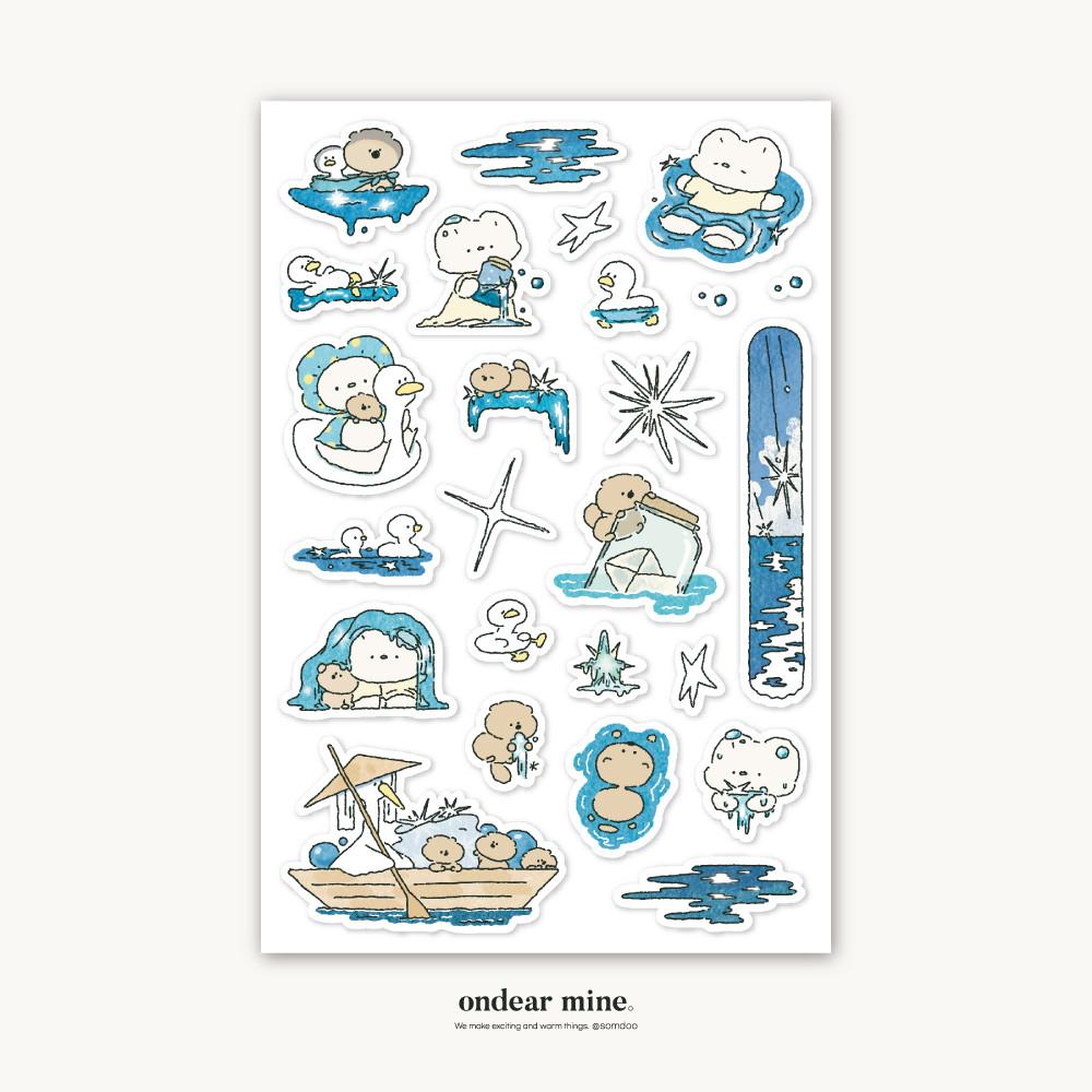 [솜두] 윤슬 스티커