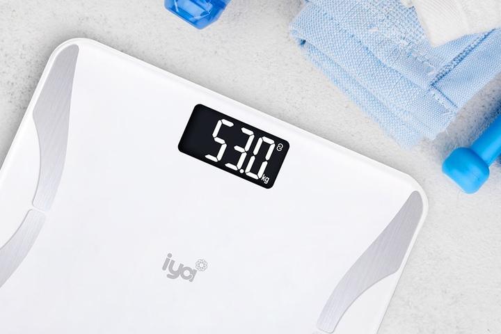 스마트 체지방 체중계 화이트 체성분 측정 앱연동 BS-0822 유아 반려동물 디지털 체중계