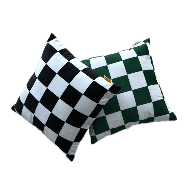 Checker board cushion