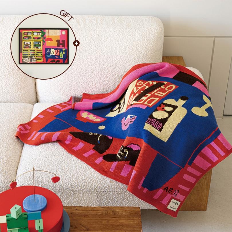 [🎁포스터 증정] 오늘의 작업실 Knit Blanket