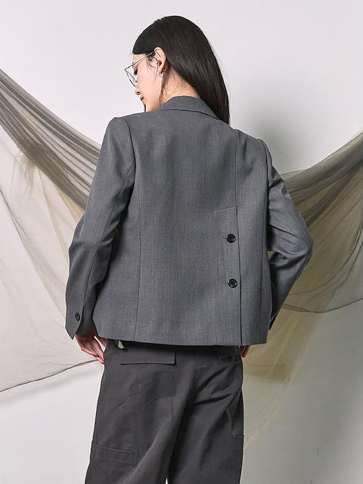 Signature Regular Fit Jacket  Grey (KE6211M023)