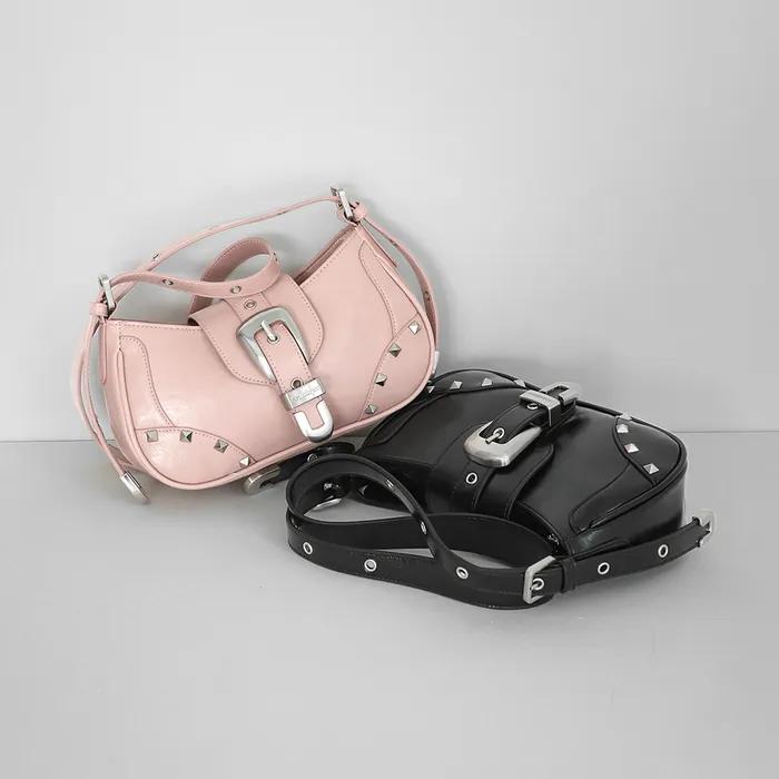 Buckle Stud Bag - 2COL