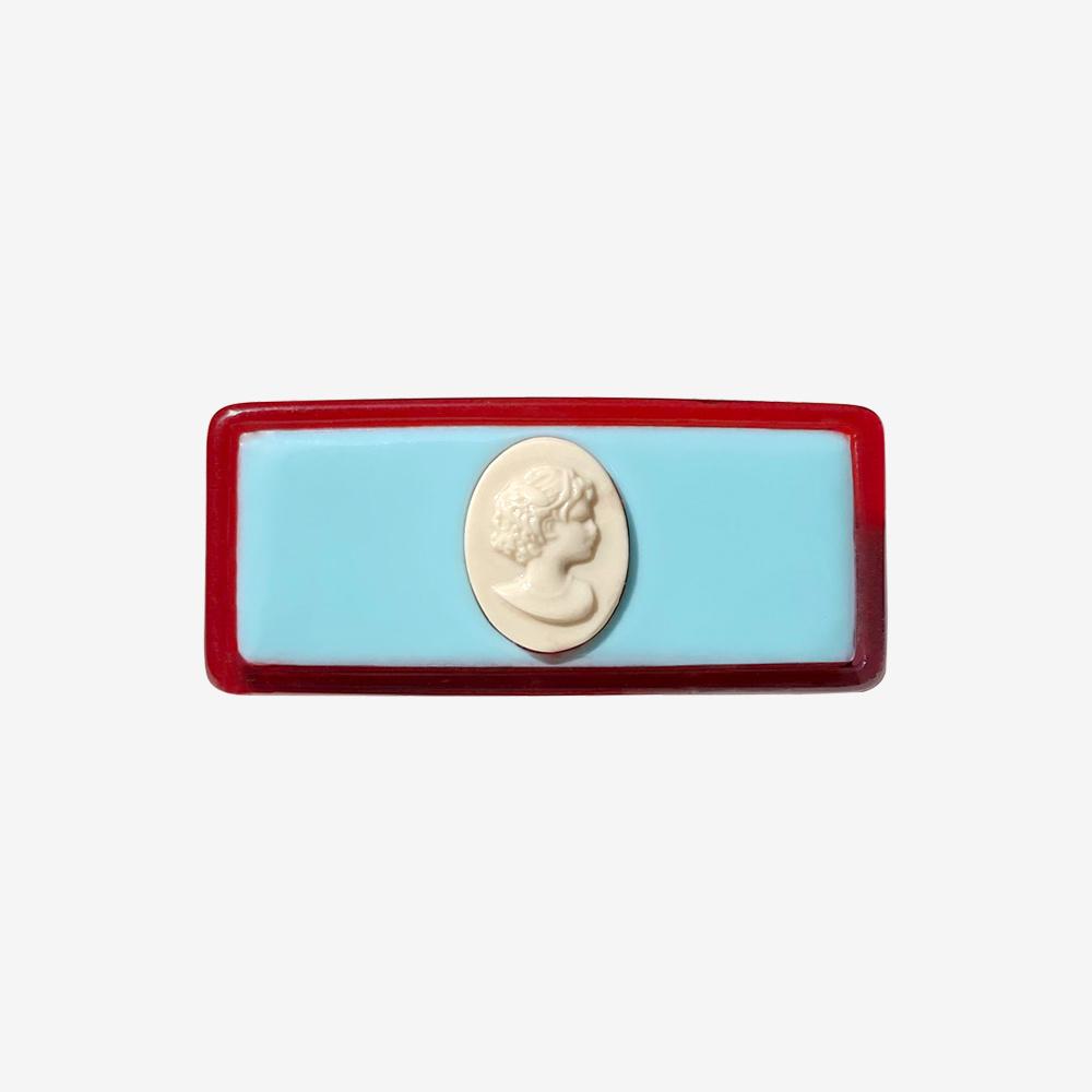 Square Pie barrette, SUMMER