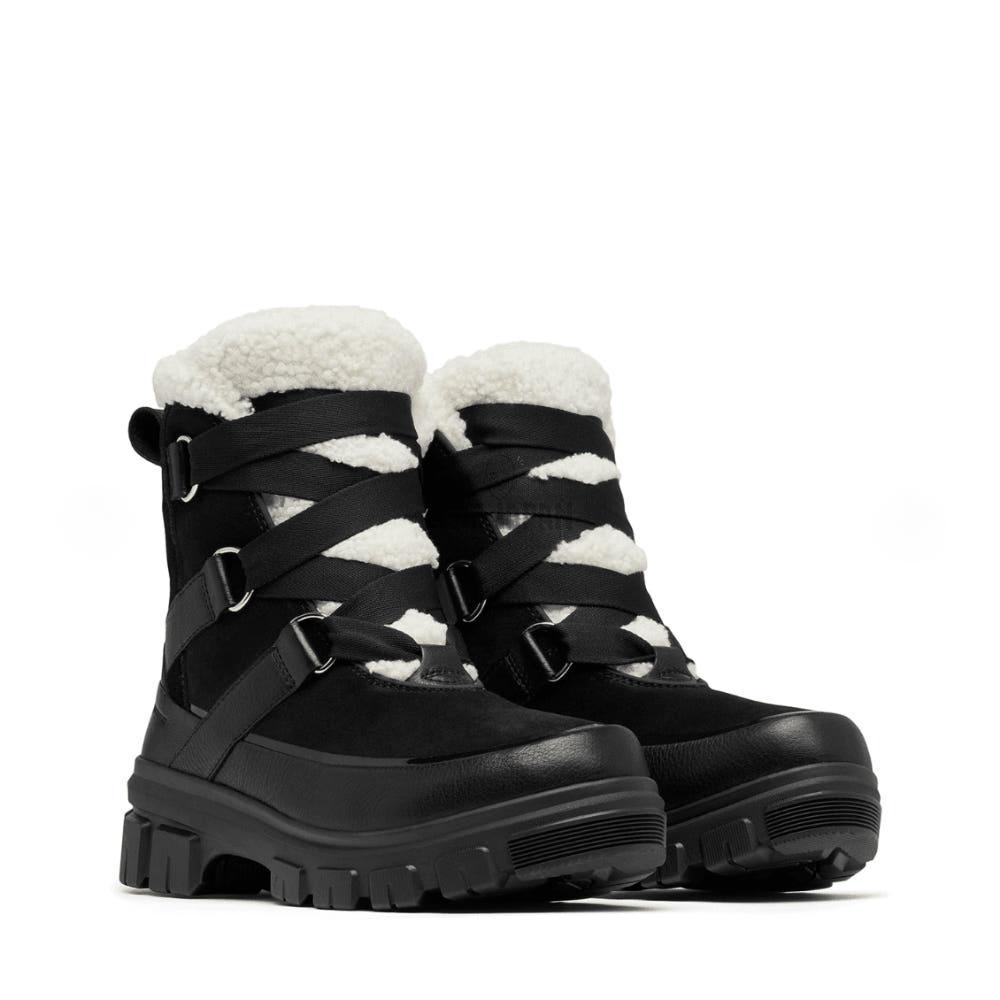 소렐 SOREL 여성 삿포로부츠 티볼리5 방수 스노우부츠 방한화 블랙