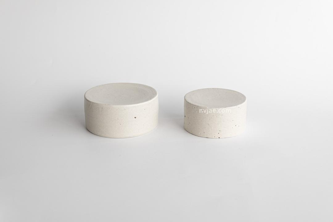 한입접시(2size)_Greige