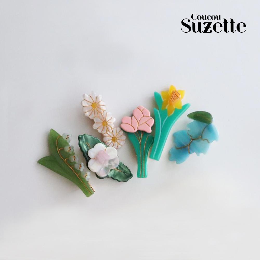 쿠쿠수제뜨 플라워 헤어핀 FLOWER HAIR CLIP / 8 COLORS