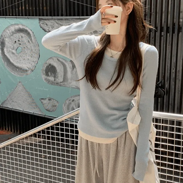 [오늘출발🚛/클리어런스🛒] 알리 루즈핏 골지 레이어드 니트