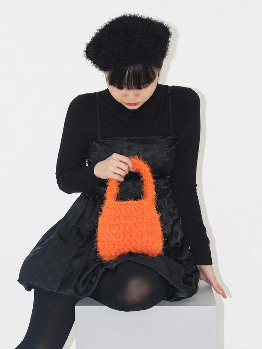 fluffy mini bag (orange)
