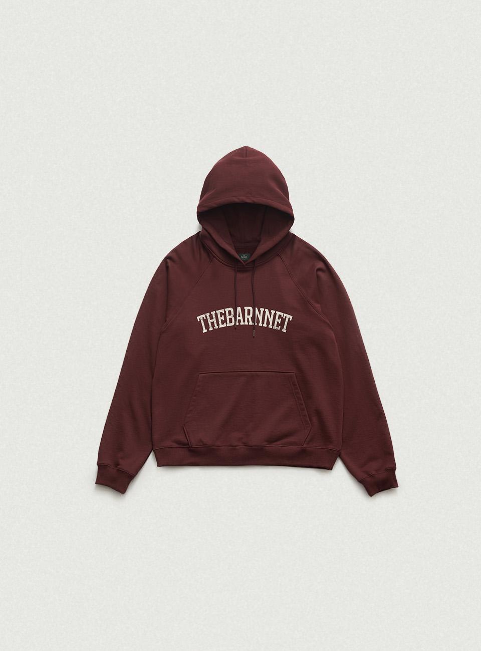 Oversized Coma Pullover Hoodie_Burgundy