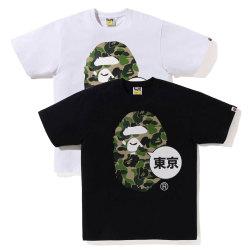 베이프 시티 반팔 티셔츠 도쿄 빅 에이프 헤드 1J22110059