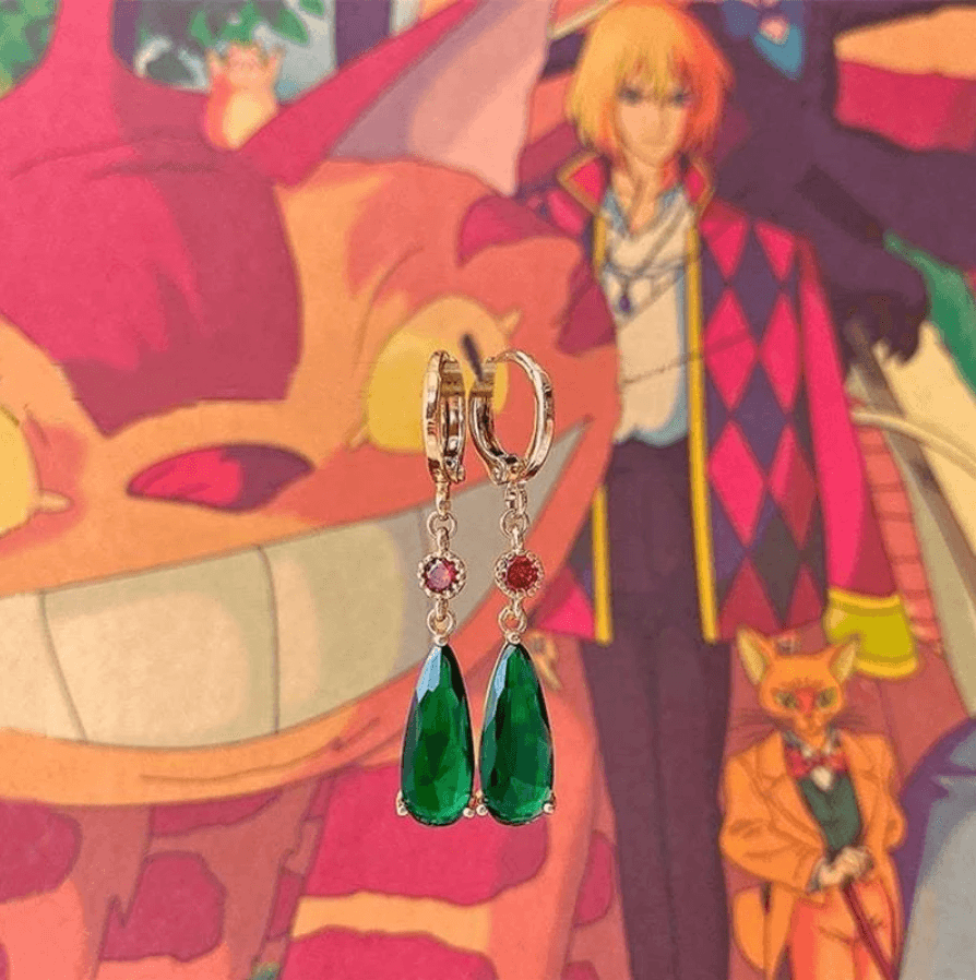 Anime Earrings - Howl's Moving Castle - Howl's Earrings