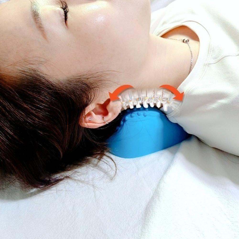 필유넥 자세 교정기 목 경추 스트레칭기구 넥스트레쳐 견갑거근 후두하근 교정 지압기