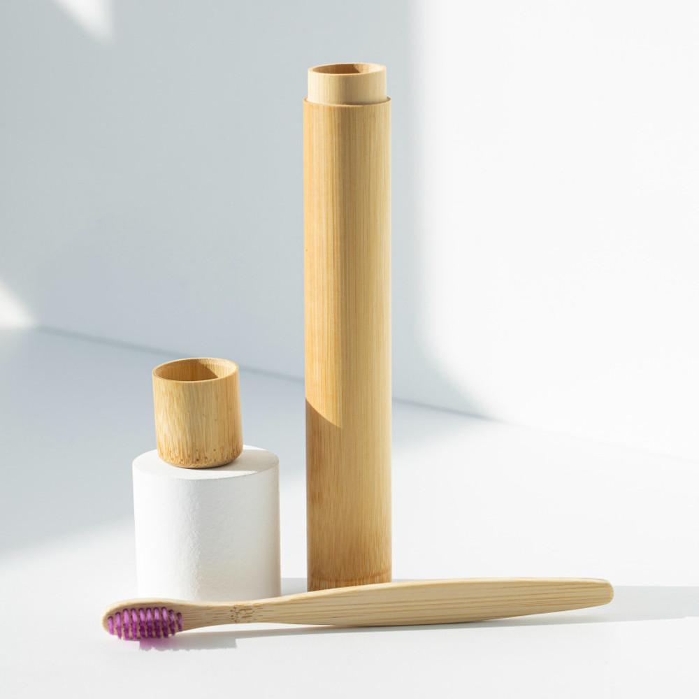 대나무 칫솔통 나무 휴대용 칫솔케이스 보관함