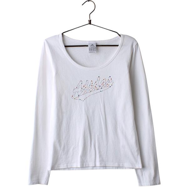 ADIDAS00'S 빈티지L/S코튼비즈로고티 / Women M