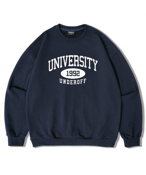 어센틱 릴렉스드 유니버시티 맨투맨 스웨트 네이비