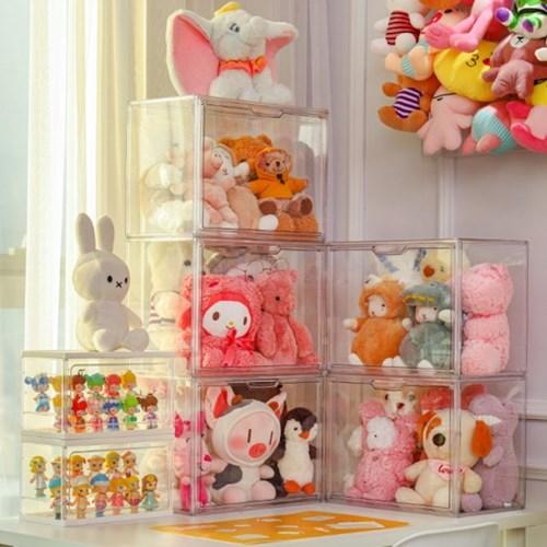 콜렉트 인형 투명 정리함 굿즈 피규어 진열장 다용도 소품 보관함