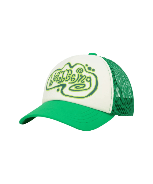 Doodle Logo Mesh Cap Green