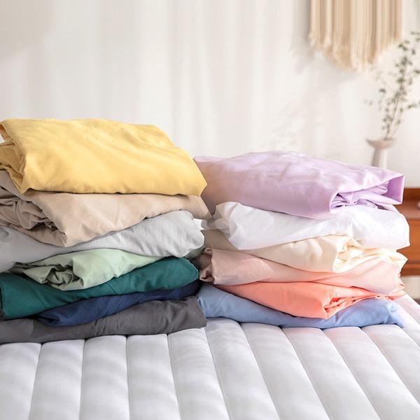 먼지없는 카스테라 홑 매트리스커버